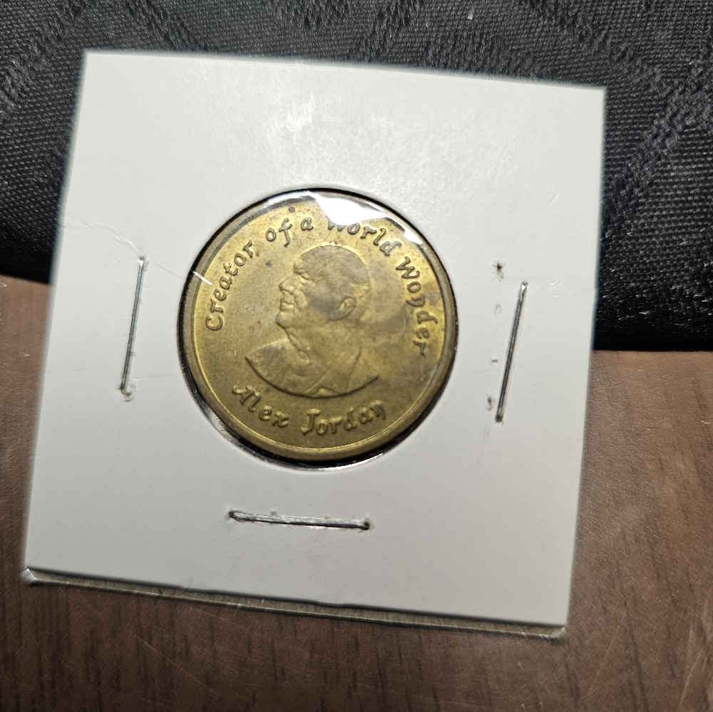 Alex Jordan-Creator of a World Wonder Souvenir Token